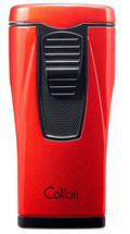 Colibri Monaco Triple Jet Lighter - Metallic Red