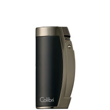 Colibri Enterprise 3 Triple Jet Lighter - Black & Gunmetal