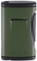  Xidris Single Jet Lighter - Olive Green