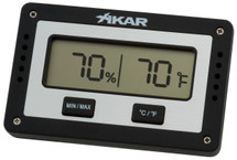Xikar PuroTemp Rectangular Digital Hygrometer