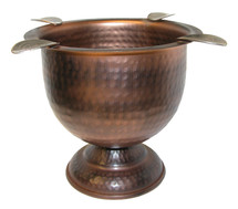 Stinky four Cigar Ashtray - Hammered Copper
