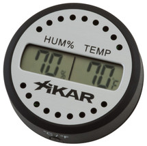  Xikar PuroTemp Round Digital Hygrometer