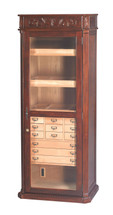 Cigar Cabinet Humidor: 3500 Cigar Old English Display Tower