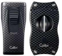  Colibri Monaco + V-Cut Gift Set - Black Carbon Fibre