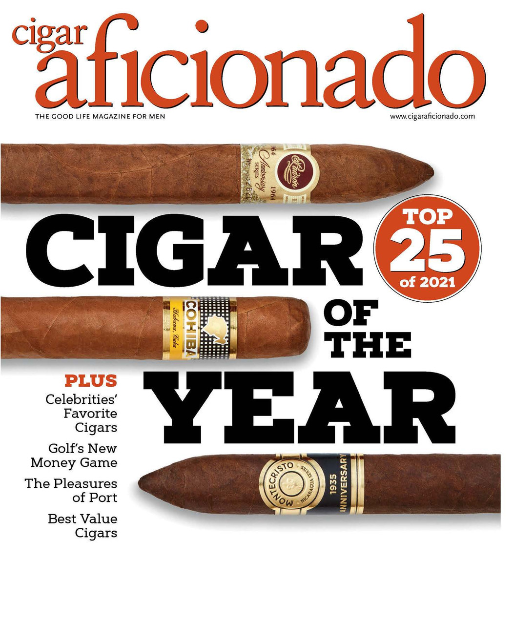 Cigar Aficionado Magazine January February 2022 Cigar Hut