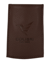 Colibri Leather Lighter/Cutter Case - Brown