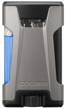 Colibri Rebel Double Jet Lighter - Matte Gunmetal