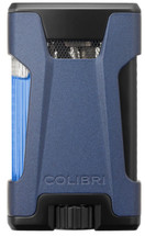 Colibri Rebel Double Jet Lighter - Matte Navy