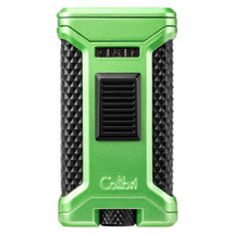 Colibri Ascari Triple Jet Lighter + Slide Punch - Green
