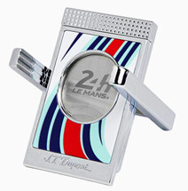 ST Dupont 24H Le Mans Cigar Cutter & Stand White Chrome- Limited Edition