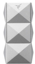 Colibri Quasar II Double Jet Lighter with Punch - Silver