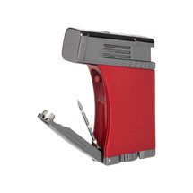 Palio Pro Scorpius Angled Jet Lighter + Punch - Red