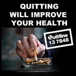 Quitting smoking will improve your health