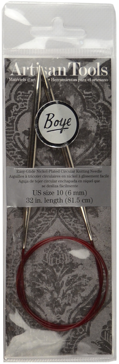 Boye Artisan Tools 32" Nickel-Plated Circular Knitting ...