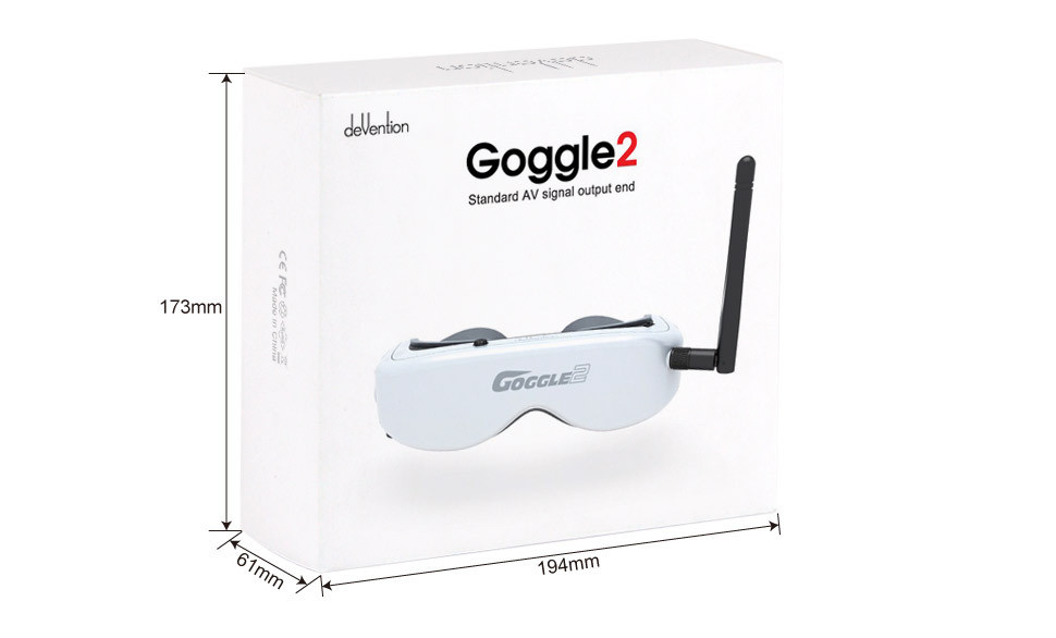Walkera Goggle2 FPV Glasses with Head Tracking System