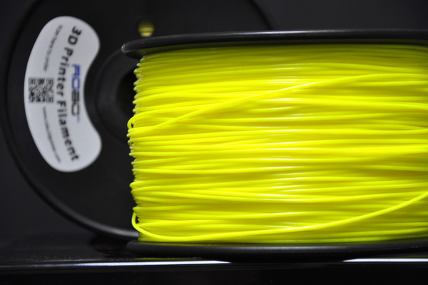 Robo 3D Thunder Glow Yellow ABS Plastic Printer Filament 1 kg