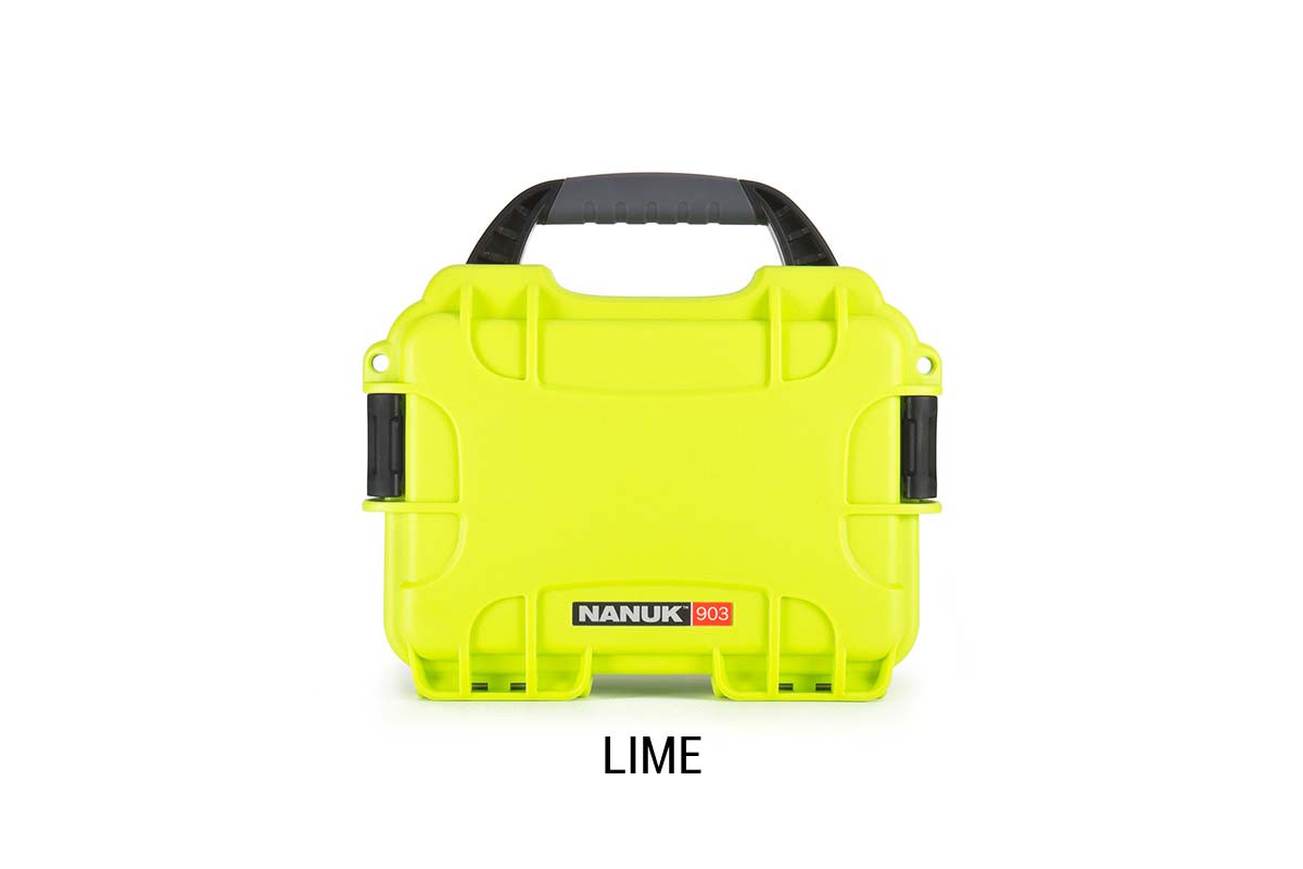 Nanuk 904 Case w/foam Lime