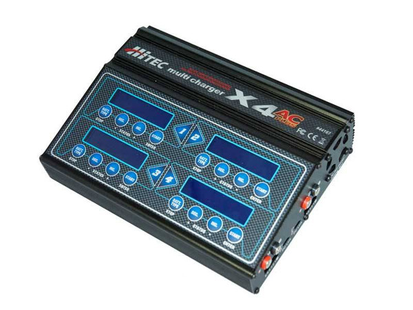 Hitec X4 AC Plus 4 Port AC/DC Multi-Charger - SkyDronesUSA