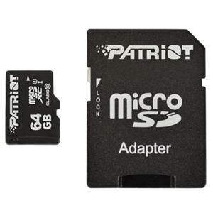 Patriot Memory 64GB microSDXC Class 10 Flash Card