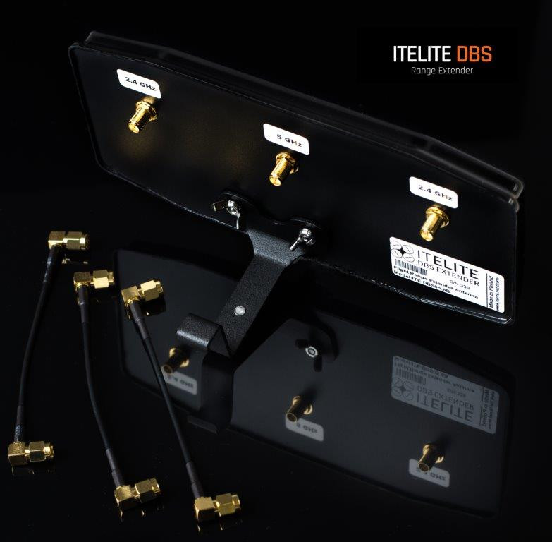 ITELITE DBS MaxxRange Extender Antenna ITE-DBS07.8B Typhoon H 520 Black