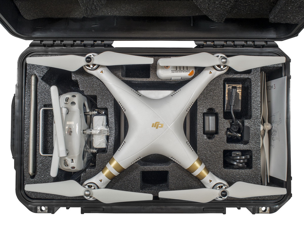 CasePro DJI Phantom 3 Drone Wheeled Carry-On Hard Case (CP-PHAN3-CO)