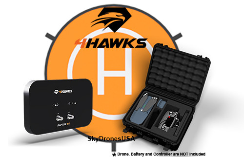 4Hawks Bundle | Raptor SR Antenna | Case | Landing Pad for DJI Mavic Pro (S100)