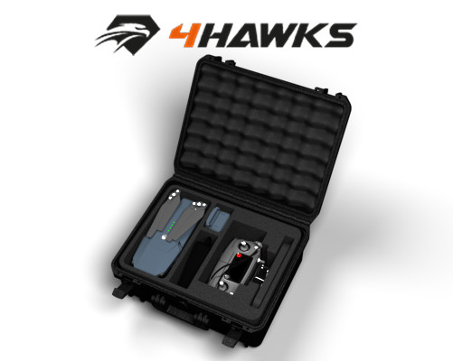 4Hawks Bundle | Raptor SR Antenna | Case | Landing Pad for DJI Mavic Pro (S100)