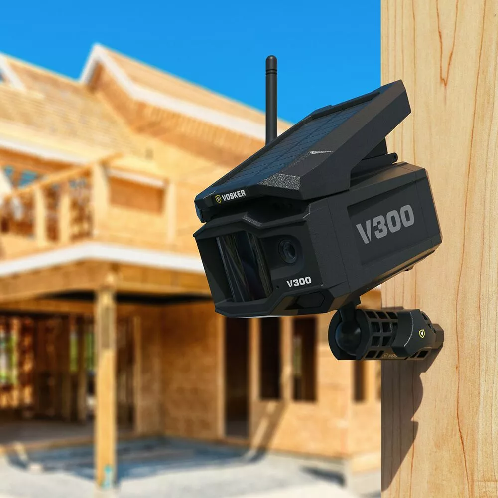 VOSKER V300 Solar Powered 4G-LTE Cellular Outdoor Security Camera (V300-US)