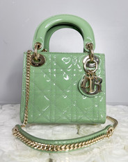 Christian Dior Patent Mini Lady Dior 