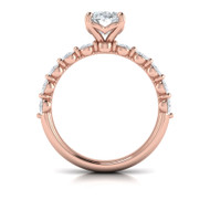 Vanessa Straight Oval Setting