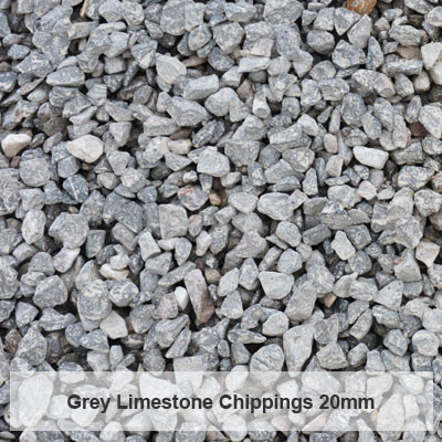 grey limestone chippings delivered