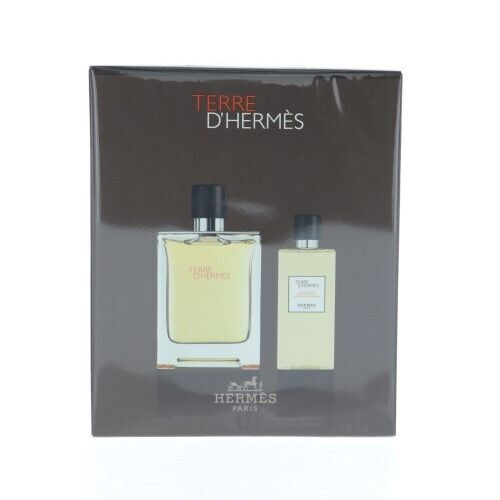 Terre D'hermes By Hermes 2 Piece Gift Set - 3.3 Oz Eau De Toilette Spray, 2.7 Oz Hair And Body Shower Gel For Men - Gift Set (3346130010630)