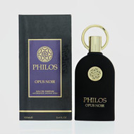 Philos Opus Noir 3.4 Oz Eau De Parfum Spray by Lattafa NEW Box for Men