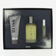 Boss Bottled By Hugo Boss 3 Piece Set For Men: 3.3 Oz Eau De Toilette Spray, 0.33 Oz Eau De Toilette Spray, 3.3 Oz Shower Gel For Men - Gift Set (3616305439451)