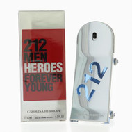 212 Heroes Forever Young 1.7 Oz Eau De Toilette Spray by Carolina Herrera NEW