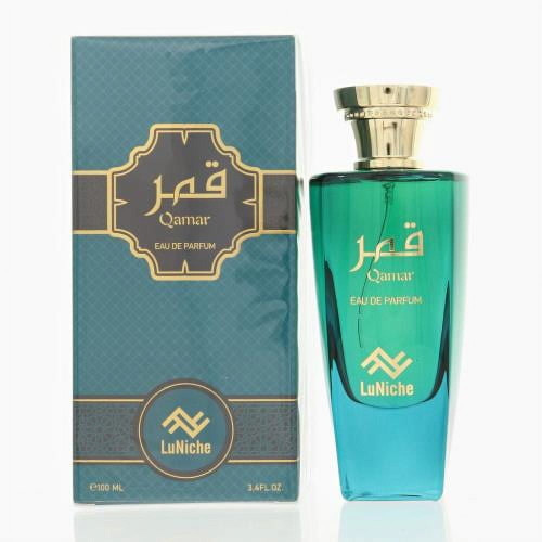 Qamar By Luniche 3.4 Oz Eau De Parfum Spray For Unisex - Box (850039142390)