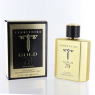 Territoire Gold 79 3.4 Oz Eau De Parfum Spray by  NEW Box for Men