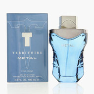 Metal 3.4 Oz Eau De Parfum Spray by Territoire NEW Box for Men
