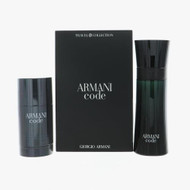 Armani Code 2 Piece Gift Set with 2.5 Oz by Giorgio Armani NEW For Men