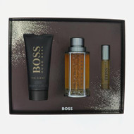 Boss The Scent 3 Piece Gift Set with 3.3 Oz by Hugo Boss NEW For Men