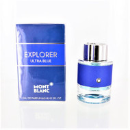 Mont Blanc Explorer Ultra Blue 2.0 Oz Eau De Parfum Spray by Mont Blanc NEW Box for Men