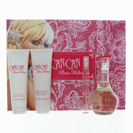 Paris Hilton Can Can 4 Piece Gift Set with 3.4 Oz by Paris Hilton NEW For Women