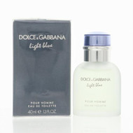 D & G Light Blue 1.3 Oz Eau De Toilette Spray by Dolce & Gabbana NEW Box for Men