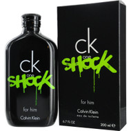 Ck One Shock 6.7 Oz Eau De Toilette Spray By Calvin Klein New In Box For Men