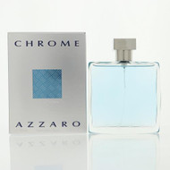 Chrome 3.38 Oz Eau De Toilette Spray by Azzaro NEW Box for Men