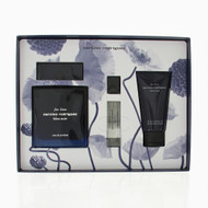 Narciso Rodriguez Bleu Noir 3 Piece Gift Set with 3.3 Oz by Narciso Rodriguez NEW For Men