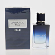 Jimmy Choo Man Blue 1.0 Oz Eau De Toilette Spray by Jimmy Choo NEW Box for Men