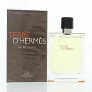Terre D'hermes 6.7 Oz Eau De Toilette Spray by Hermes NEW Box for Men