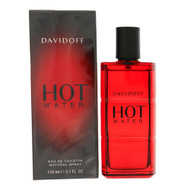 Hot Water 3.7 Oz Eau De Toilette Spray by Davidoff Box for Men