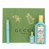 Gucci Flora Gorgeous Jasmine 3 Piece Gift Set with 3.3 Oz by Gucci NEW For Women